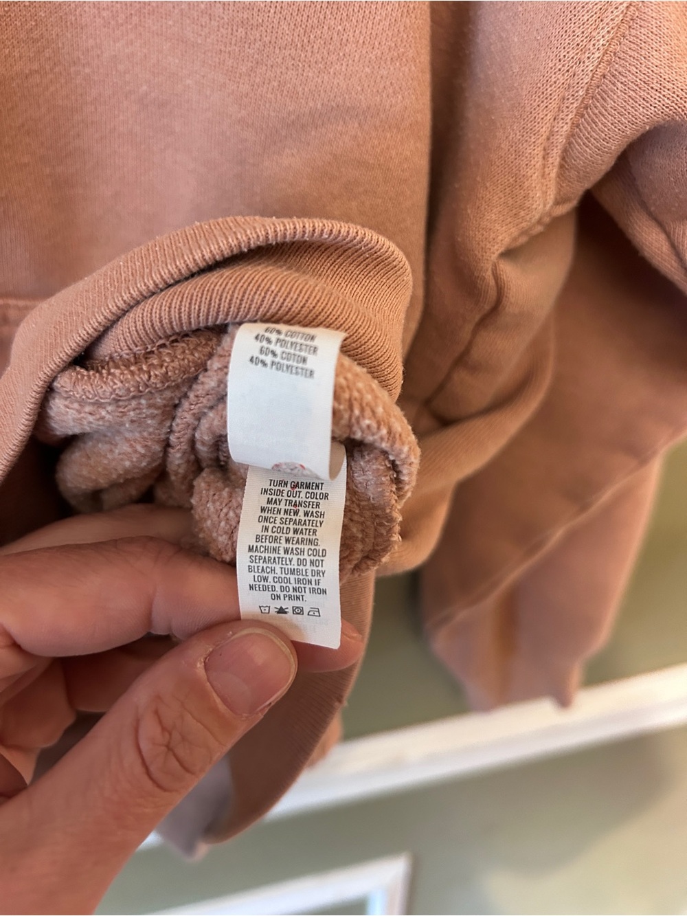 Aerie oversized Hoodie - Dusty Rose XS - Picture 4 of 8